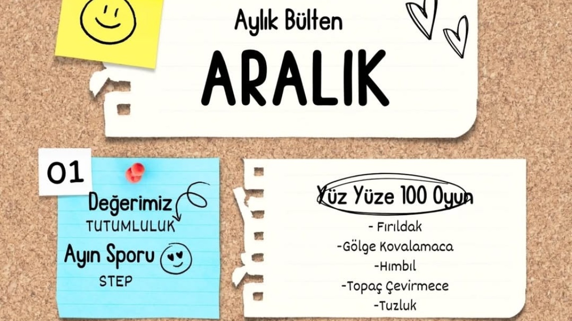 Aralık Ayı Bültenimiz